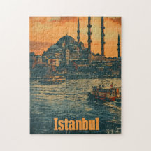 Instantâneo de Istambul: Cartão-postal Vintage