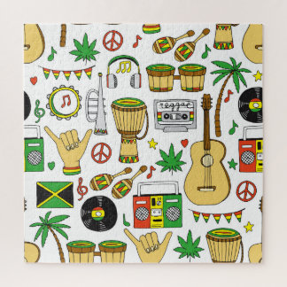 Quebra-cabeça Instrumentos Musicais: Reggae Sem Olhos