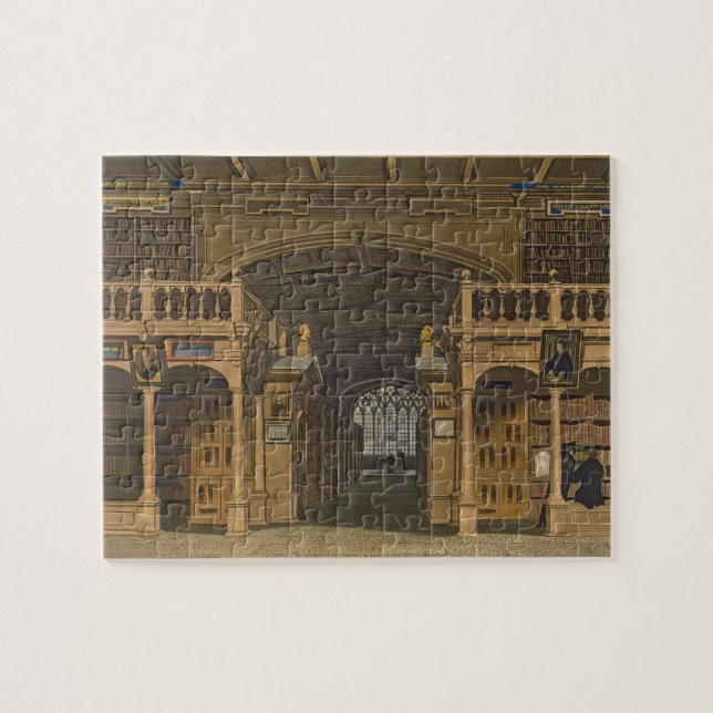 Quebra-cabeça Interior da biblioteca de Bodleian, ilustração (Horizontal)