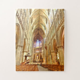 Quebra-cabeça Interior da catedral de Metz, France