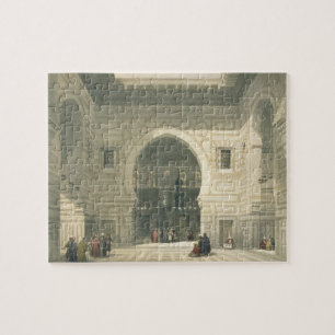 Quebra-cabeça Interior da mesquita da sultão Hasan, o Cairo,