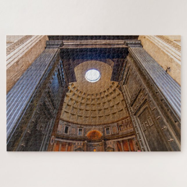 Quebra-cabeça Interior do Panteão, Roma Itália (Horizontal)