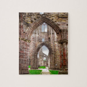Quebra-cabeça Interior View of Ancian Tintern Abbey Wales, Reino