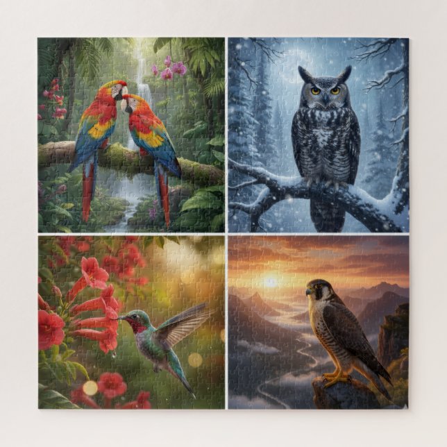 Quebra-cabeça Intricate Bird Jigsaw Puzzle Image (Vertical)