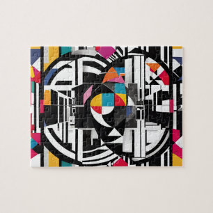 Quebra-cabeça Intriga de Caos Moderno com abstrato