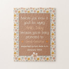 Quebra-cabeça Introdução de Gravidez Única Introdução à Presente