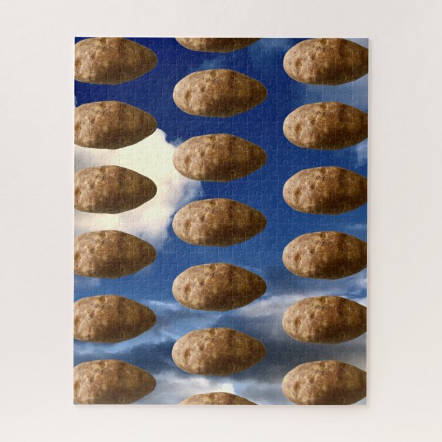 Quebra-cabeça Invasão de Batata Espacial de Batatas Voadoras (Vertical)