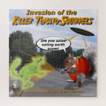 Invasão dos esquilos de tomate assassino