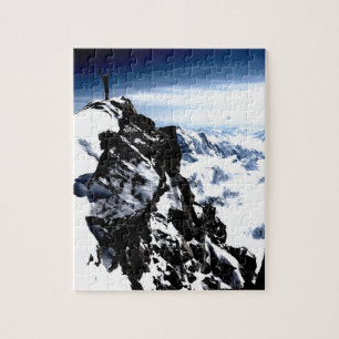 Quebra-cabeça Inverno da neve da montanha