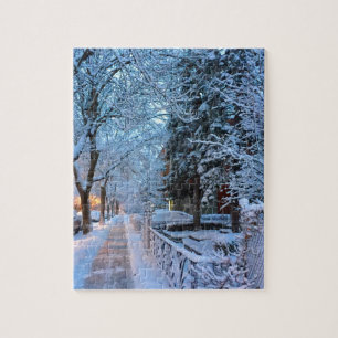 Quebra-cabeça Inverno em Montreal