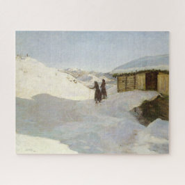 Quebra-cabeça Inverno na Vagsil em Telemark | Jacob Gloersen