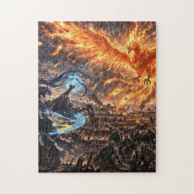 Quebra-cabeça Invocador de Fênix (Vertical)