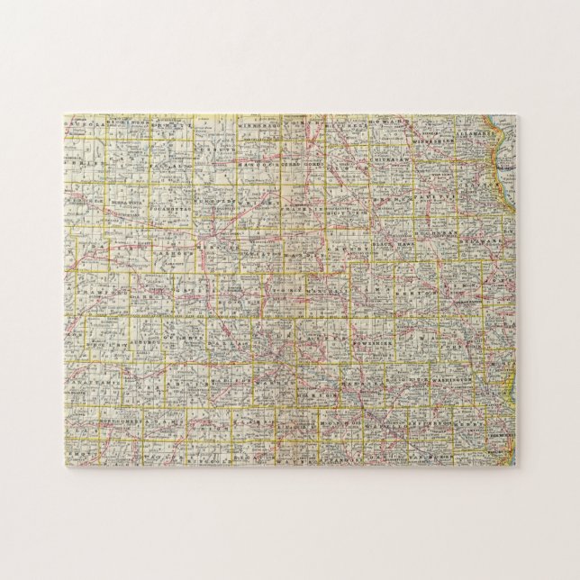 Quebra-cabeça Iowa 6 (Horizontal)