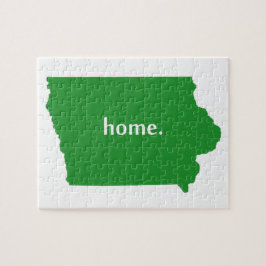 Quebra-cabeça Iowa Home green
