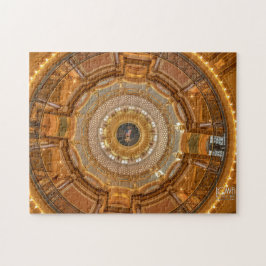 Quebra-cabeça Iowa State Capitol Dome em Des Moines, Iowa.