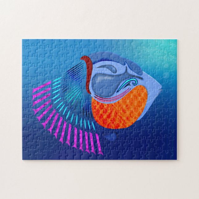 Quebra-cabeça Ir Peixe (Horizontal)