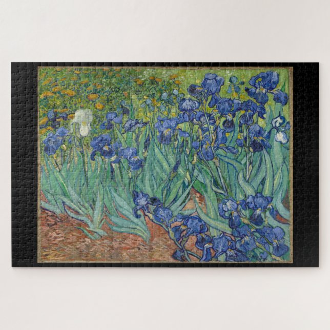 Quebra-cabeça "Íris" por Vincent van Gogh (Horizontal)
