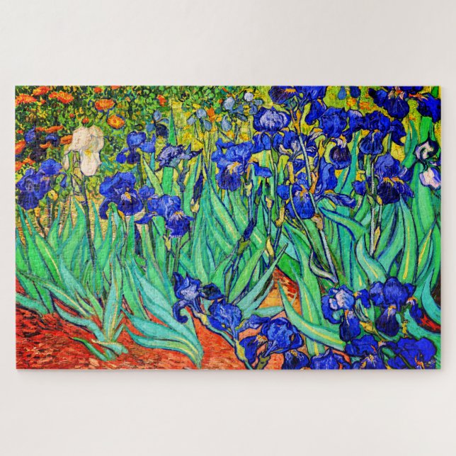 Quebra-cabeça Irises by Vincent Van Gogh (Horizontal)