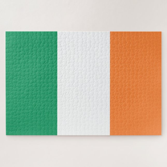Quebra-cabeça Irish Flag (Republic of Ireland) (ROI) (Eire) (Horizontal)