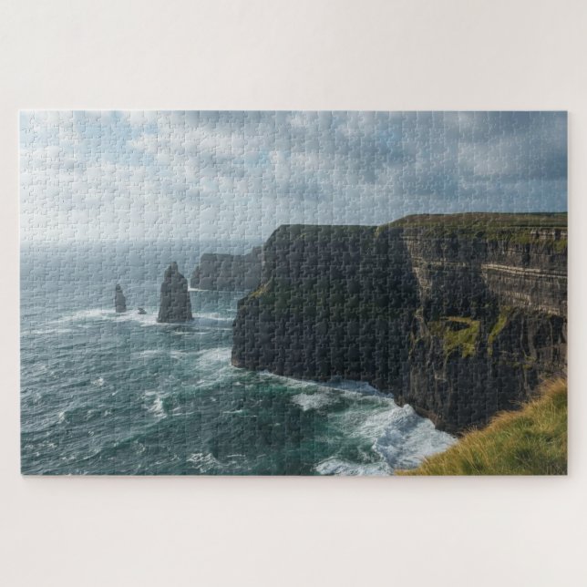 Quebra-cabeça Irish Ocean Cliffs Jigsaw Puzzle (Horizontal)