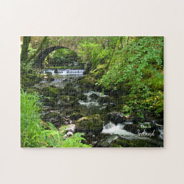 Quebra-cabeça Irlandês Verde - Irlanda (Horizontal)