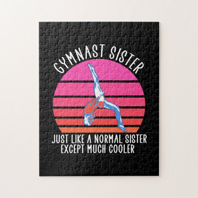 Quebra-cabeça Irmã Gymnast (Vertical)