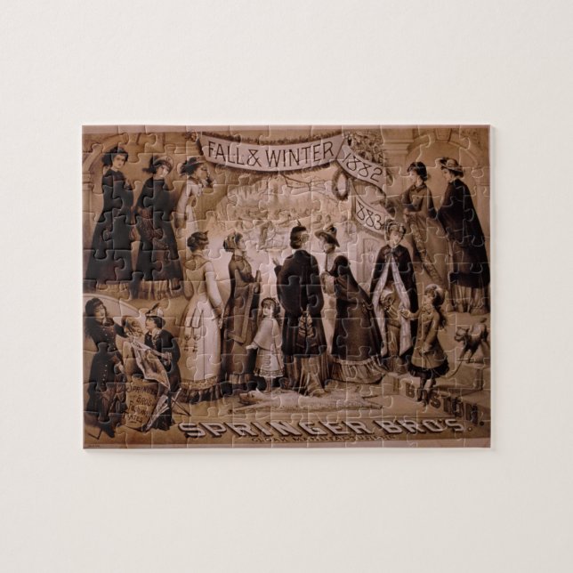 Quebra-cabeça 'Irmãos de Springer, Boston, queda e inverno (Horizontal)