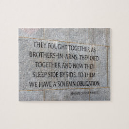 Quebra-cabeça Irmãos no Memorial de Armas WW2