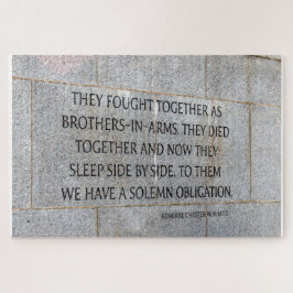Quebra-cabeça Irmãos no Memorial de Armas WW2
