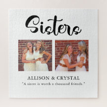 Irmãs Calliografia 2 Citação de Foto Sibling