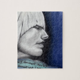 Quebra-cabeça Isabel Blonde Retrato de Arte Original