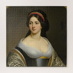 Quebra-cabeça "Isabella Marie Rousseau" Retrato de Mulher