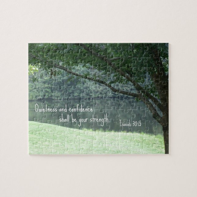 Quebra-cabeça Isaiah 30:15 Quietude e confiança deve.... (Horizontal)