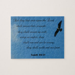 Quebra-cabeça Isaiah 40:31 Mas eles que esperam pelo Senhor...