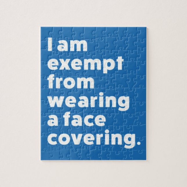 Quebra-cabeça Isento de Vestir uma cobertura de rosto (Vertical)