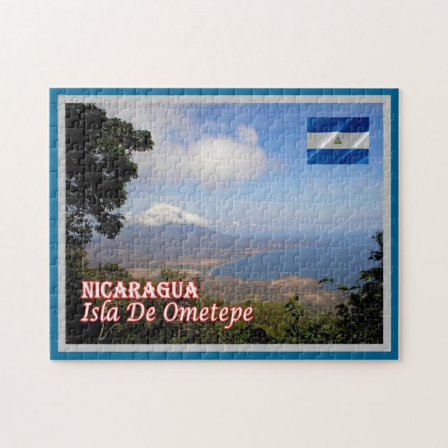 Quebra-cabeça Isla De Ometepe - Nicarágua - (Horizontal)