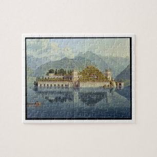 Quebra-cabeça Isola Bella, lago Maggiore: os jardins terraced,