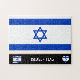 Quebra-cabeça Israel Flag e Israel country / Israel