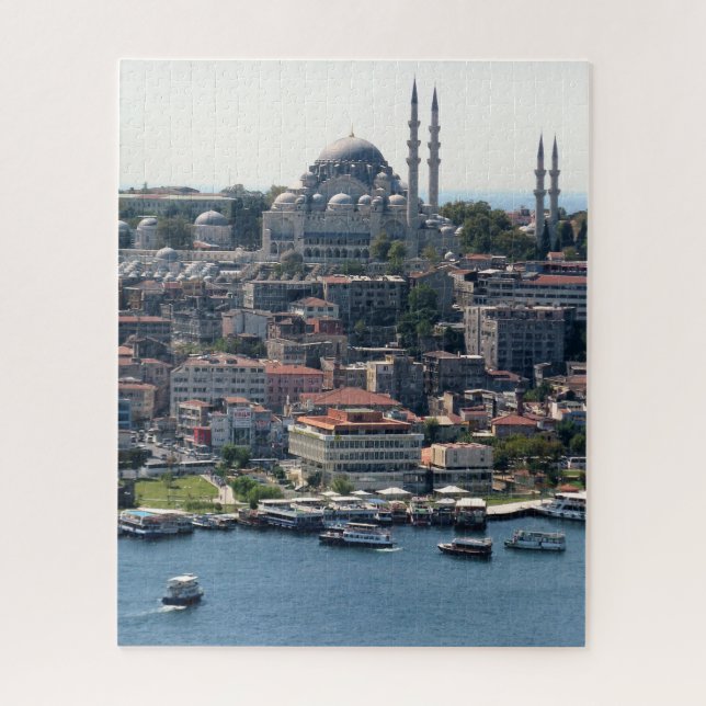 Quebra-cabeça Istambul - Bósforo - 16x20 - 520 pcs. (Vertical)