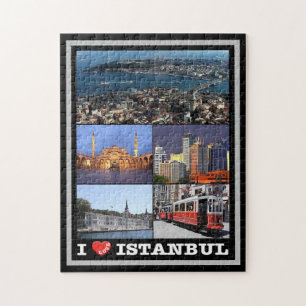 Quebra-cabeça Istambul - Eu Amo - Turquia -