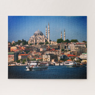 Quebra-cabeça Istambul, Sultão Ahmed Mosques panorama, Turquia