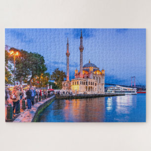 Quebra-cabeça Istambul, Turquia e mesquita barroca de Ortakoy
