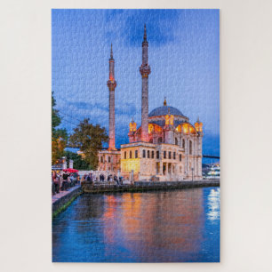 Quebra-cabeça Istambul, Turquia - mesquita barroca de Ortakoy