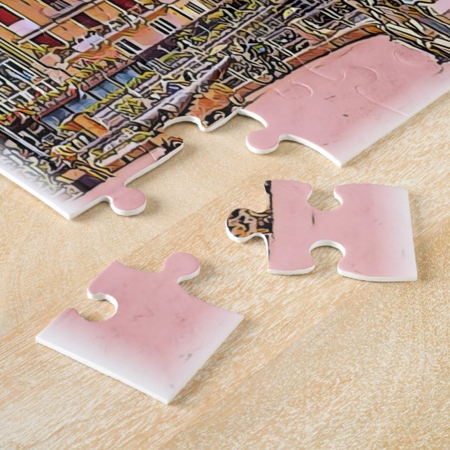 Quebra-cabeça IT ^ Rapallo - Castelo - Beijo (Lateral)