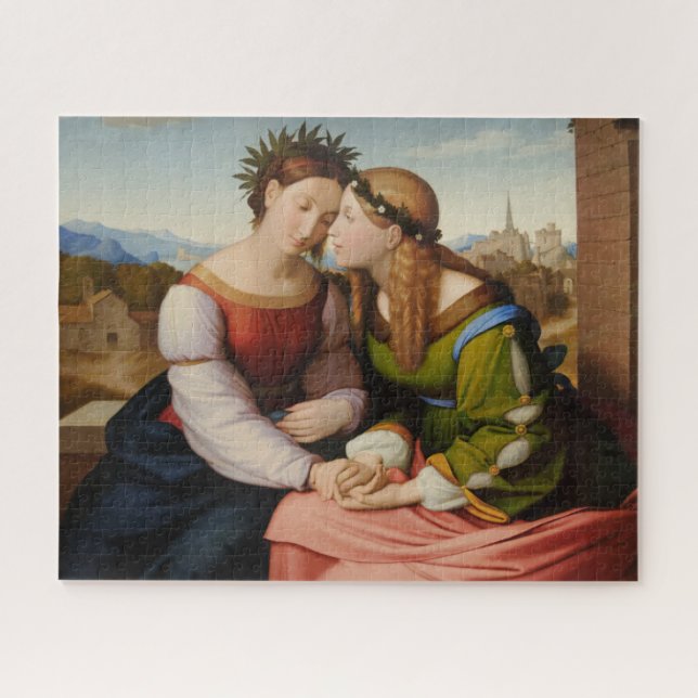 Quebra-cabeça Itália e Alemanha (Itália e Alemanha como Irmãs) (Horizontal)