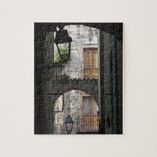 Quebra-cabeça Itália, Sardenha, Bosa. Detalhe da rua.