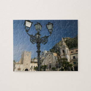 Quebra-cabeça ITÁLIA, Sicília, TAORMINA: Piazza iX Aprile, San