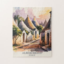 Quebra-cabeça Italian Village Trulli Vintage Alberobello Puglia
