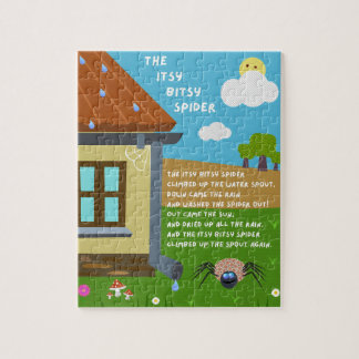 Quebra-cabeça Itsy Bitsy Spider Nursery Rhyme Puzzle