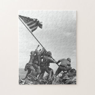 Quebra-cabeça Iwo Jima Raising American Flag